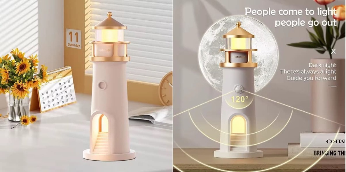 پروژکتور ماه طرح فانوس دریایی